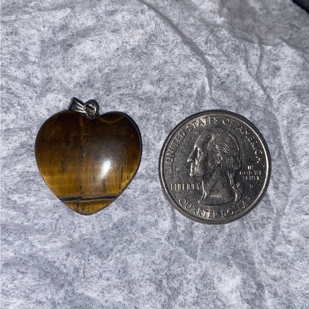 tigers eye charm